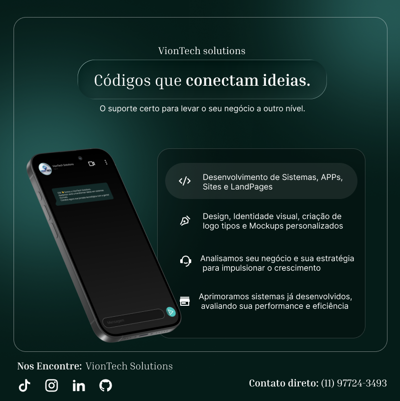 Códigos que conectam ideias